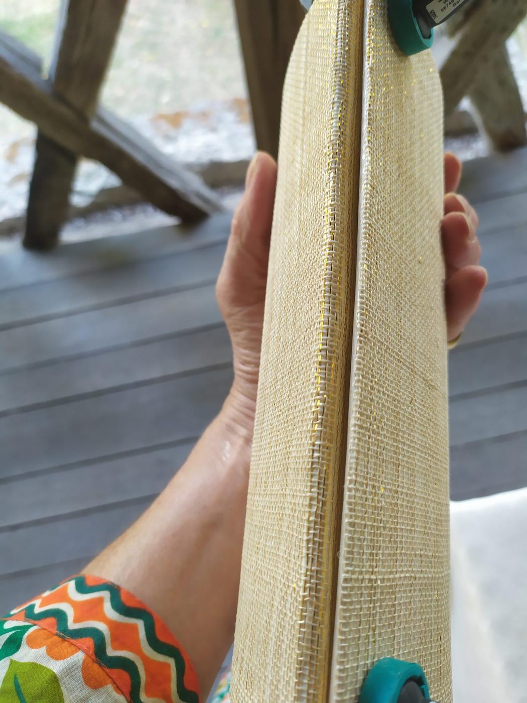 Pochette goutte à fermeture repliée, profil